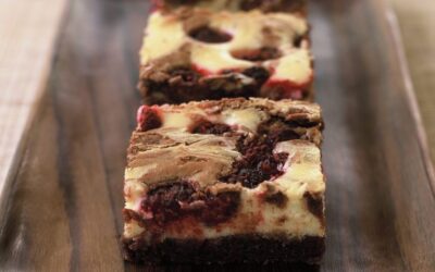 Festive Raspberry Cheesecake Brownie